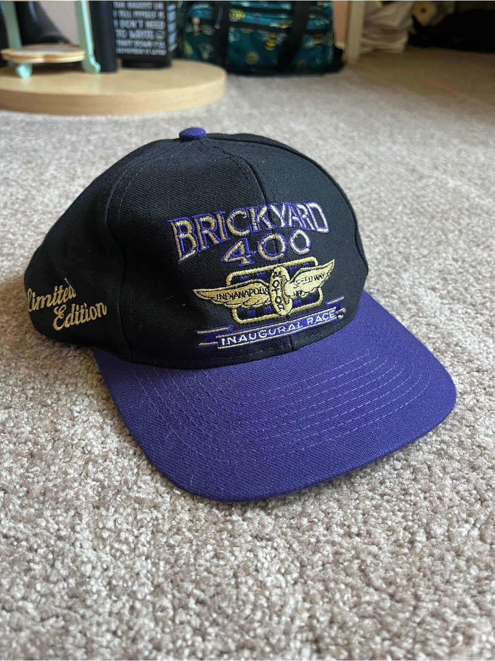 VTG ‘94 NASCAR Brickyard 400 Black & Purple Cap